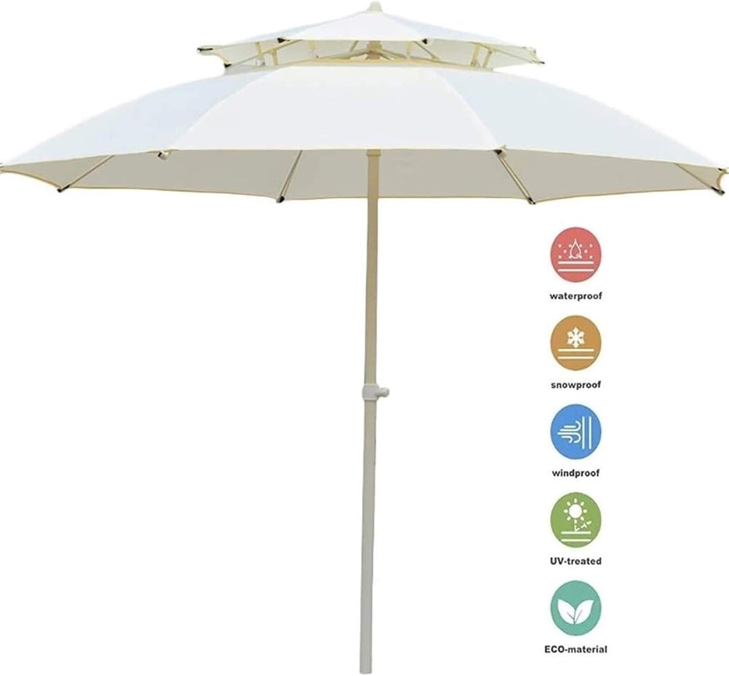 ☀️ Outdoor Tilt Umbrella 🌴 | Pool & Patio Shade 🏖️