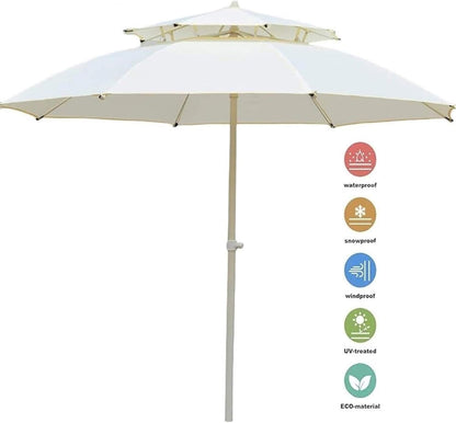 ☀️ Outdoor Tilt Umbrella 🌴 | Pool & Patio Shade 🏖️