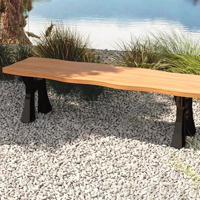🌿 Outdoor Aluminum Bench 🪑 | Garden & Patio Relaxation ☀️
