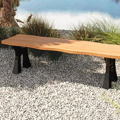🌿 Outdoor Aluminum Bench 🪑 | Garden & Patio Relaxation ☀️