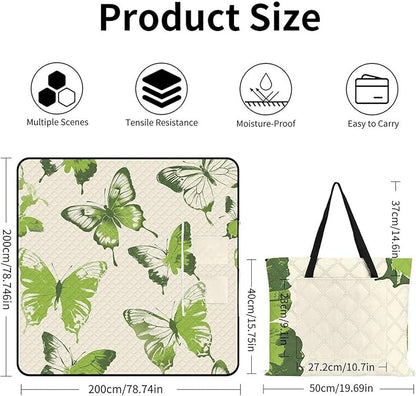 🌸 Cozy Waterproof Picnic Blanket 🌞 Foldable & Portable 🏞️