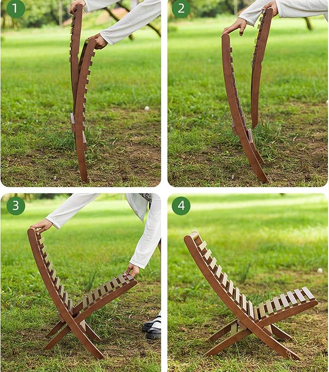 🌞 Portable Folding Outdoor Chair 🏕️ Lightweight & Cozy 🍃