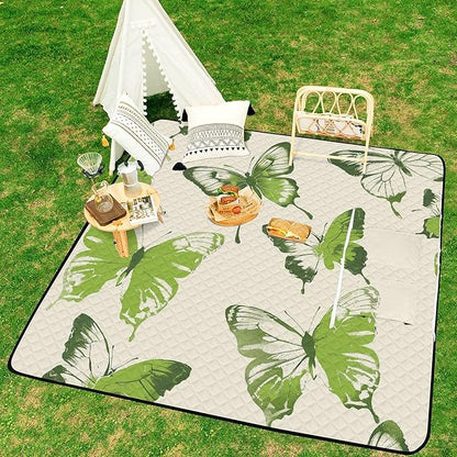 🌸 Cozy Waterproof Picnic Blanket 🌞 Foldable & Portable 🏞️