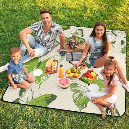 🌸 Cozy Waterproof Picnic Blanket 🌞 Foldable & Portable 🏞️